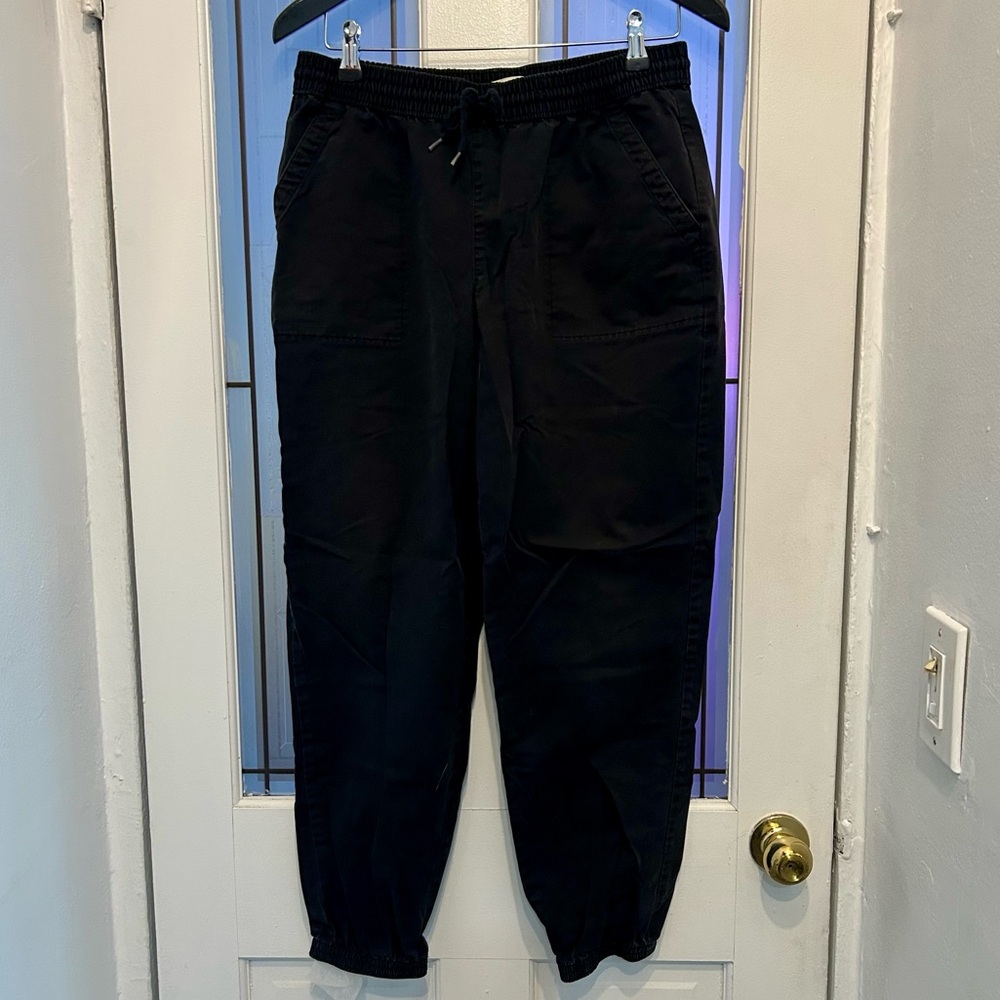 Black vans joggers style cargo pants